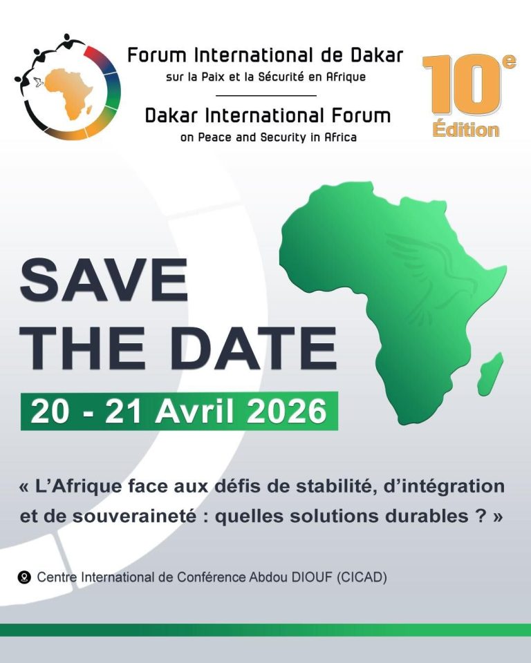 Lancement de la 10ᵉ édition du Forum international de Dakar sur la Paix et la Sécurité